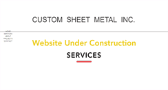 Desktop Screenshot of mariacustomsheetmetal.com